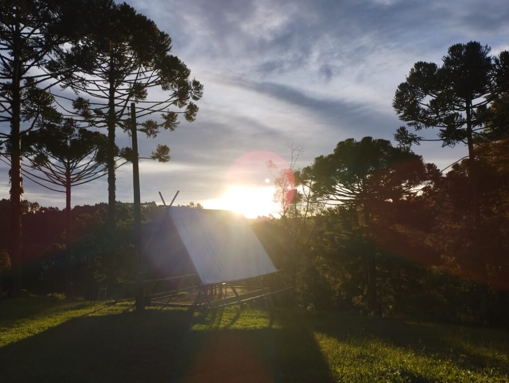 fazenda evaristo por do sol