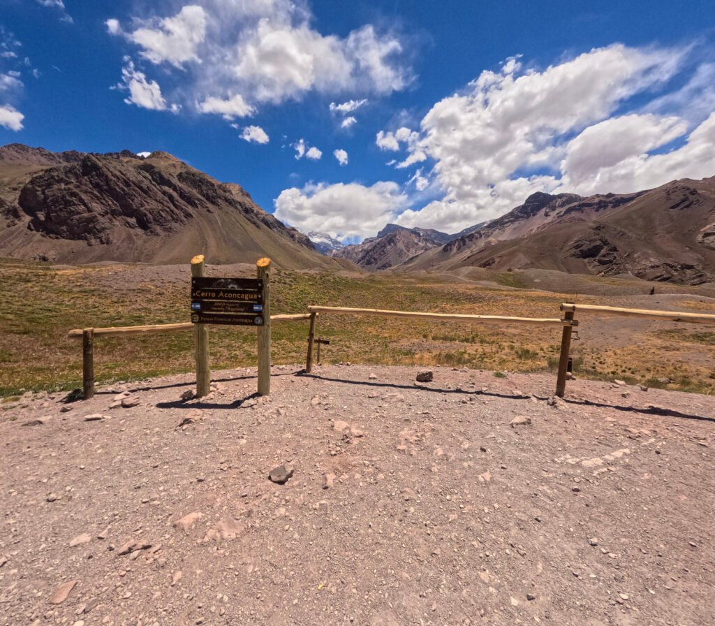 vista do cerro aconcagua